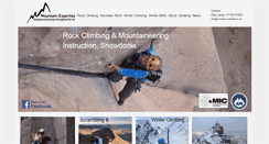 Desktop Screenshot of mountain-expertise.co.uk